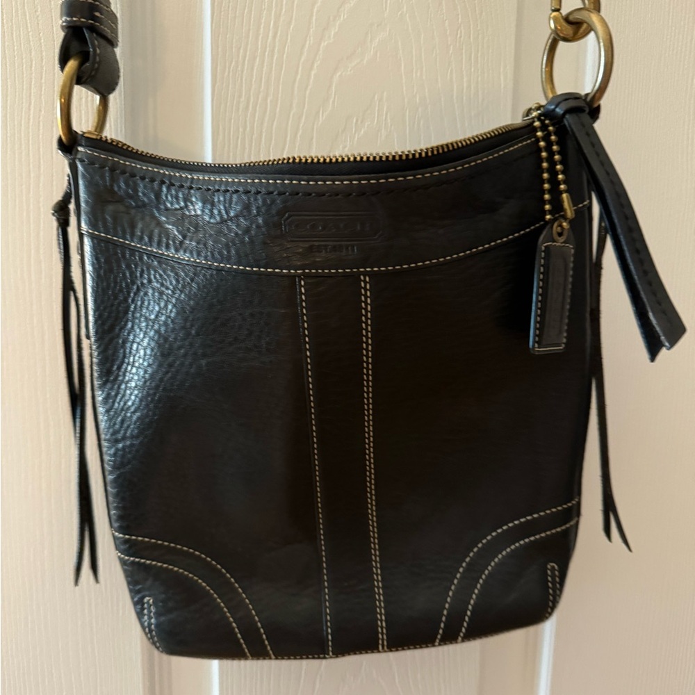 🖤 Coach Leather Bleeker Convertible